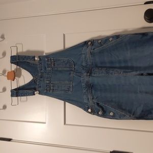 Old Navy Baggy Wide Leg Overall Jeans